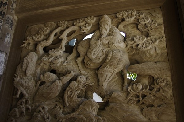 龍口寺山門の装飾