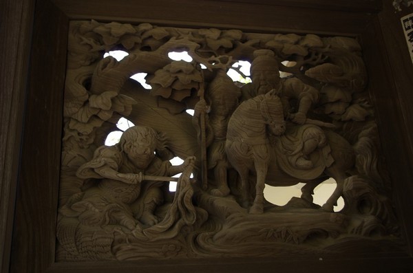 龍口寺山門の装飾
