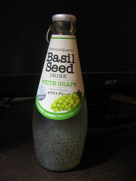 basil seed drink ホワイトグレープ
