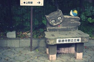 豪徳寺で鯛焼き