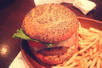 久しぶりのハンバーガー