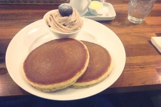 前から気になっていたパンケーキのお店に・・・