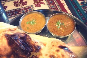 いつものお店でインドカレー