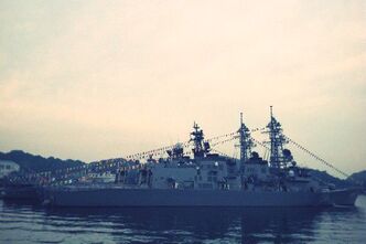 護衛艦てるづき乗艦