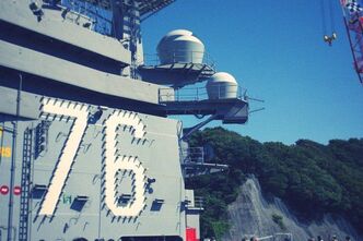 空母ロナルド・レーガンに乗艦