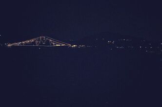 ヴェルニー公園の夜景