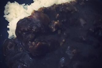 江田島の第1術科学校で購入していた「兵学校カレー」を食しました