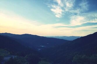 大体どこ行っても山の中