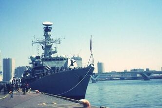 HMS Montrose（モントローズ）を見学