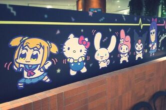 ポプテピピック×サンリオキャラクターズカフェに行ってきました