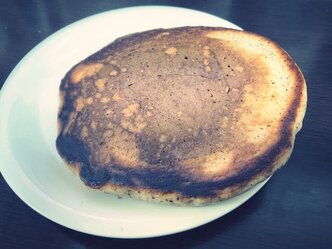 バナナチョコパンケーキ