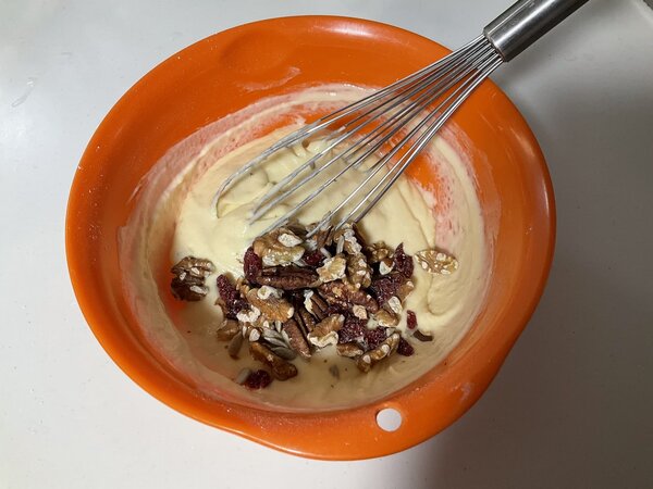 自炊 くるみ&クランベリー パンケーキ