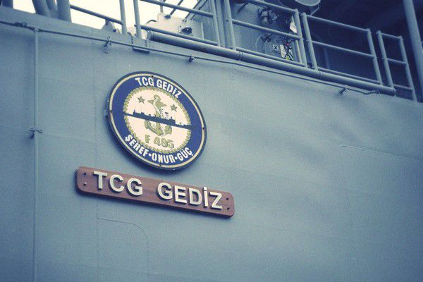 トルコ海軍、フリゲート艦TCGゲディズ見学