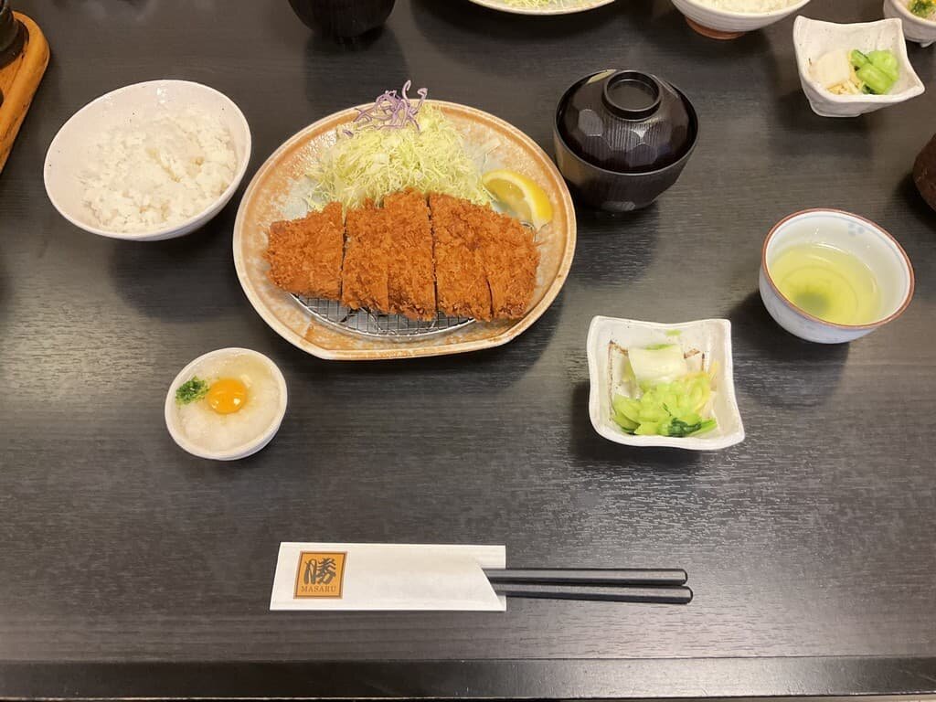 I had a pork cutlet.