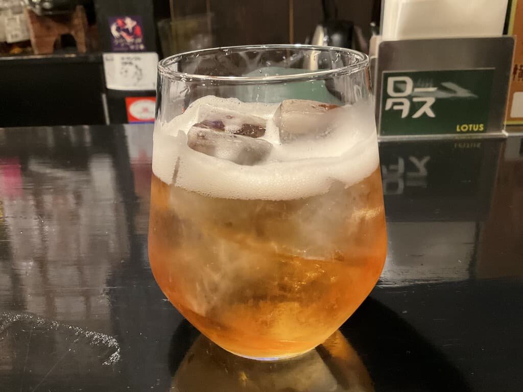 I went to a bar.
