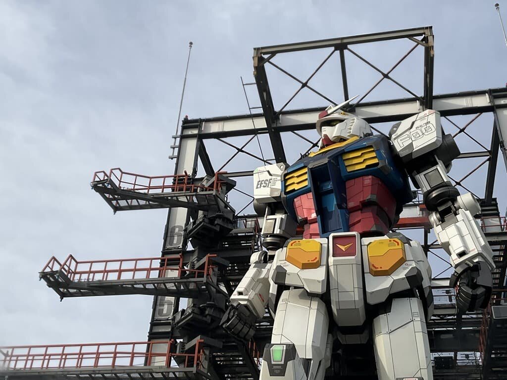 I saw GUNDAM in Yokohama.