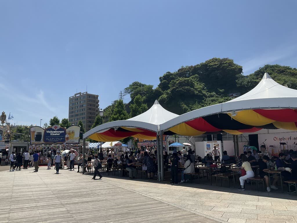 We went to beer event.