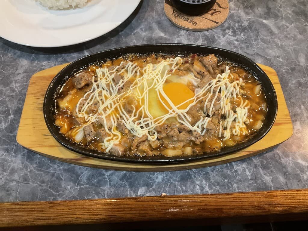 Sisig was very tasty.