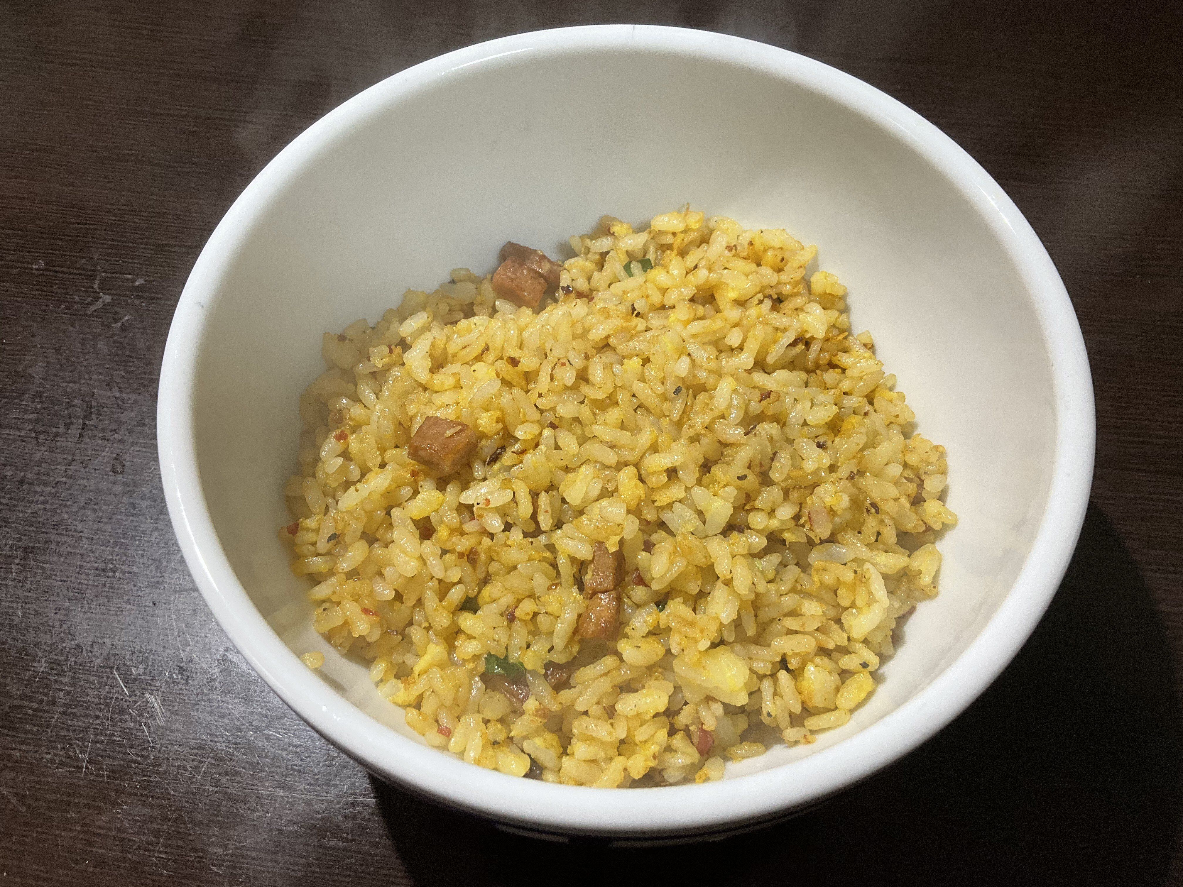 I made fried rice.