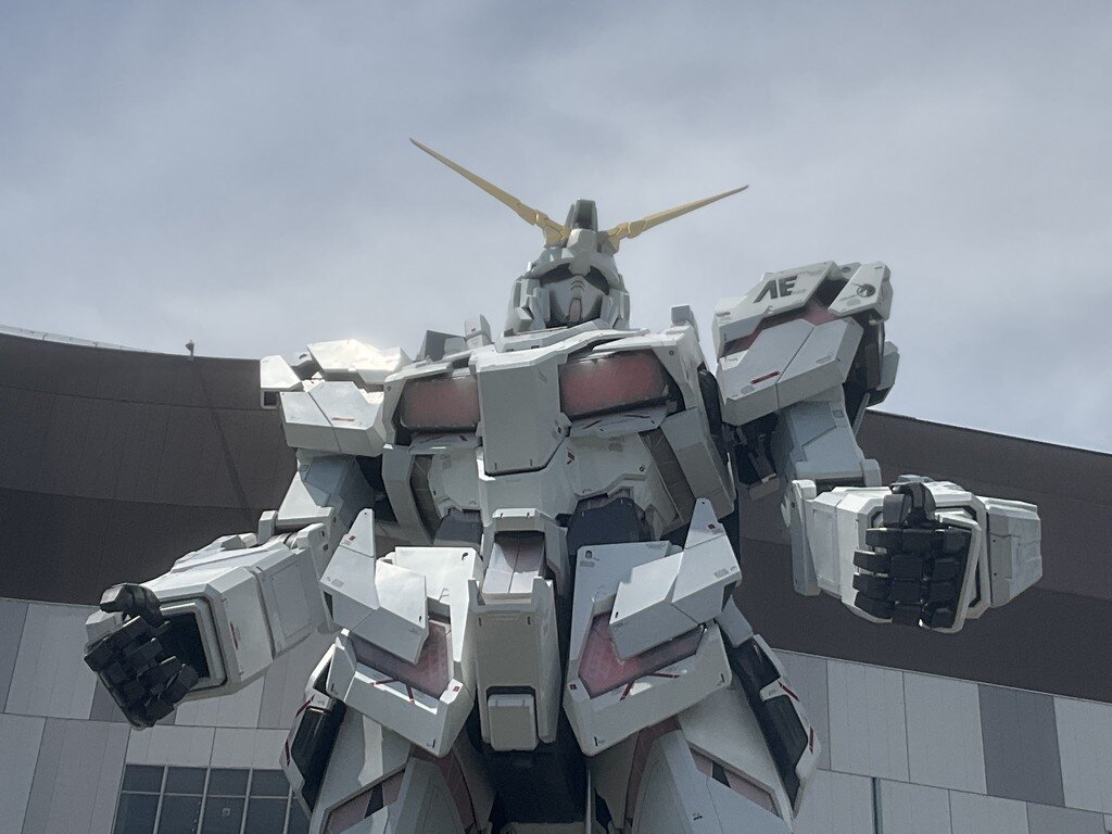 I saw the Unicorn Gundam.