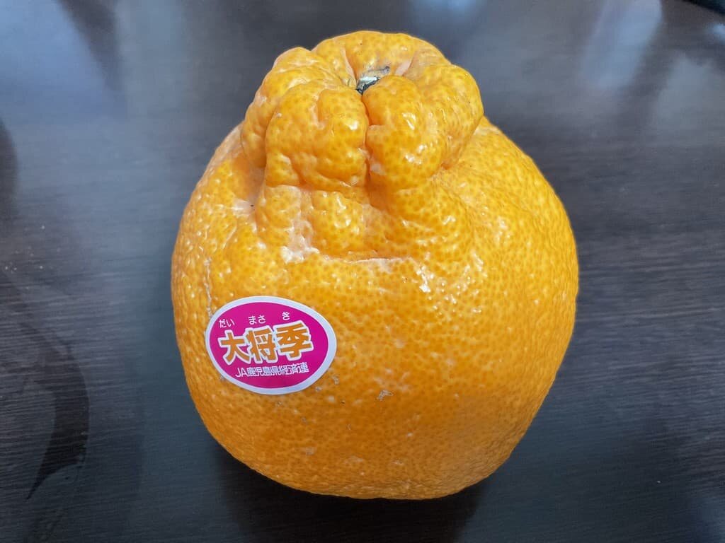 A big mandarin orange.